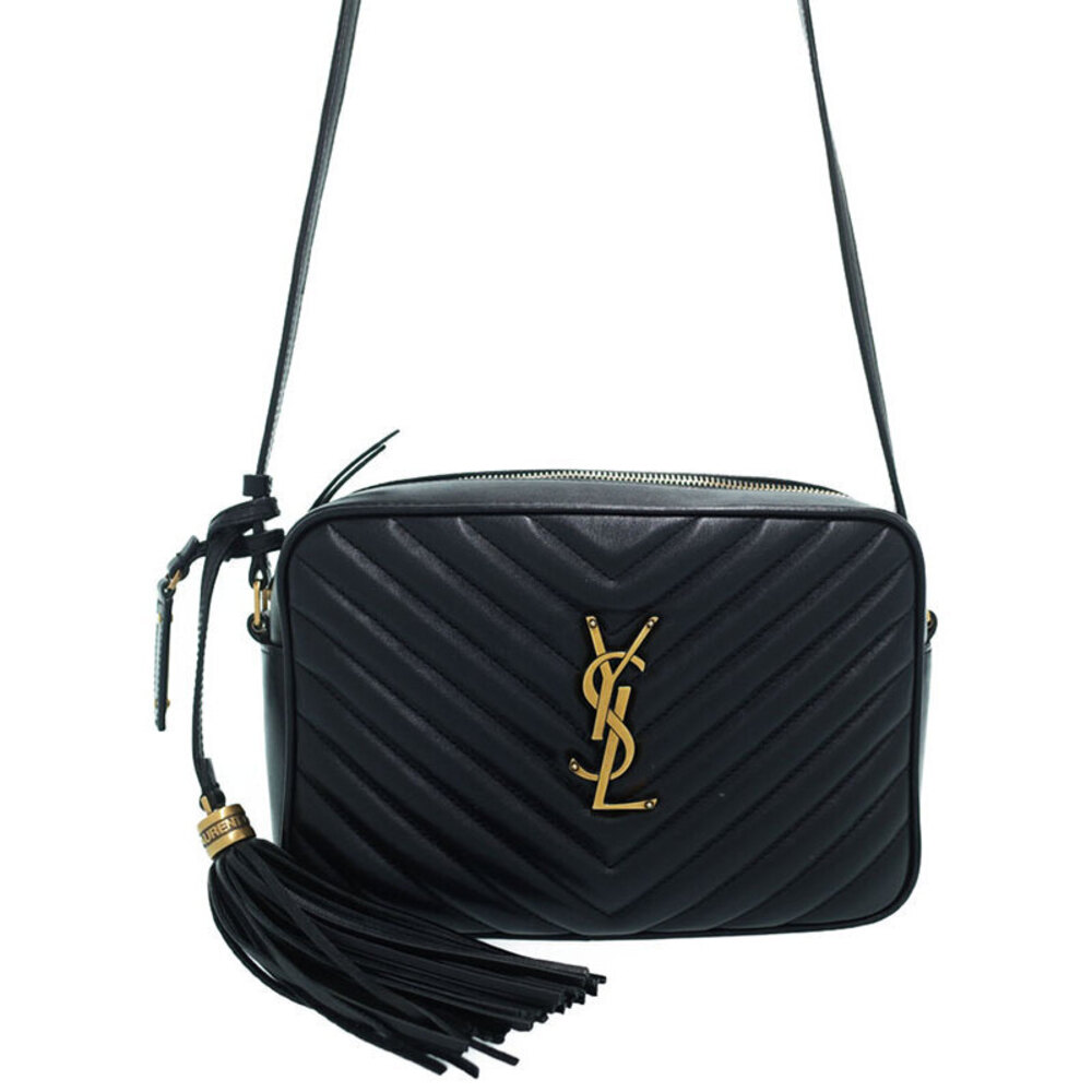 SAINT LAURENT Paris Fringe Saint Paris Lou Camera Bag Shoulder